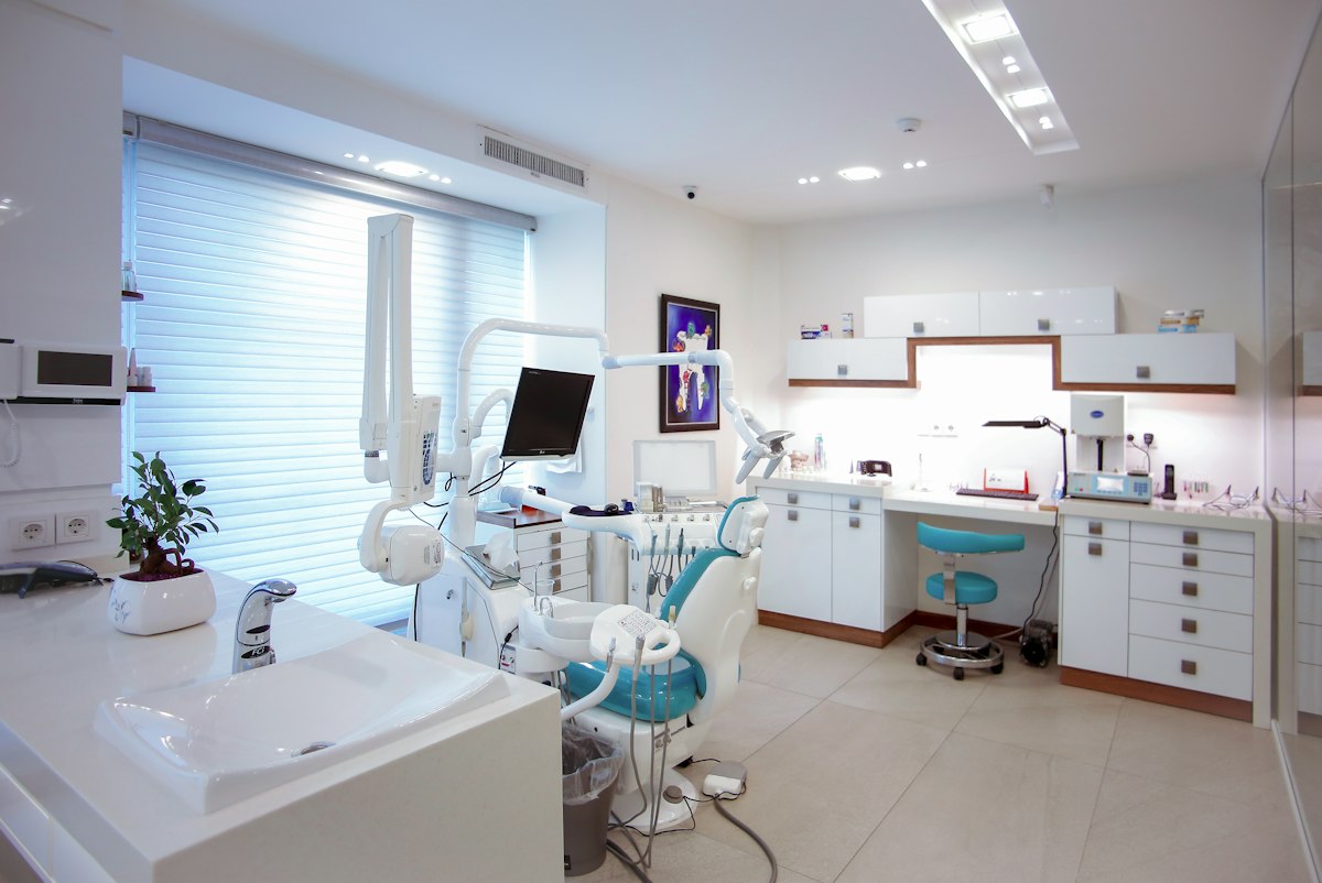 Chair in a dental clinic